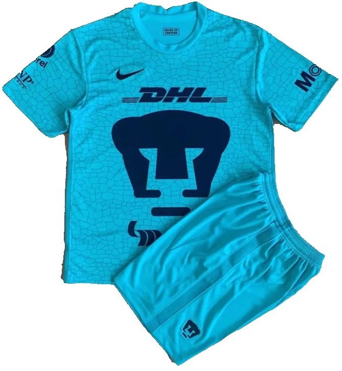 Kit infantil Goleiro I Pumas Unam 2021 2022 Home